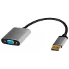 LogiLink CDA0109 kabeladapter DisplayPort naar VGA 0,15 m zwart grijs