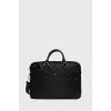 Laptoptas GUESS GUCB15NTMLBK 16 inch zwart nylon met driehoek-logo