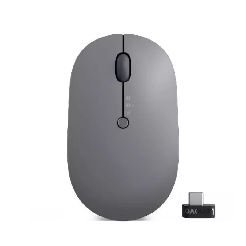 Lenovo Go multi-device muis kantoor dubbelhandig RF draadloos + Bluetooth optisch 2400 DPI