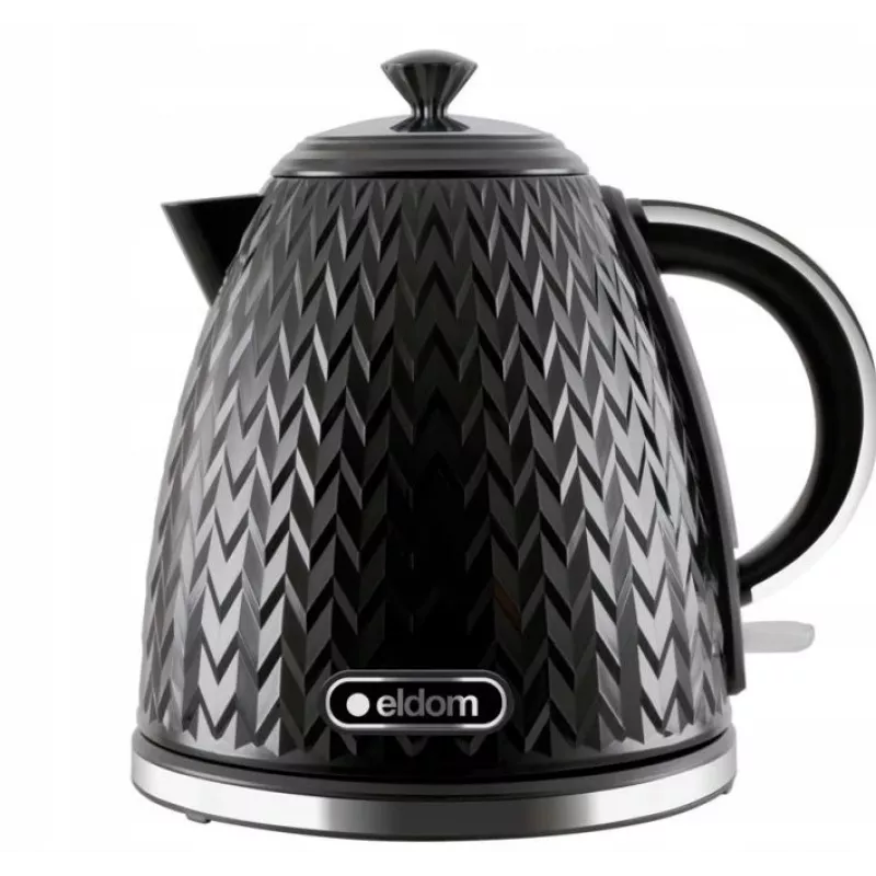 ELDOM NELA waterkoker, 1,7 l inhoud, 2000 W vermogen, zwart