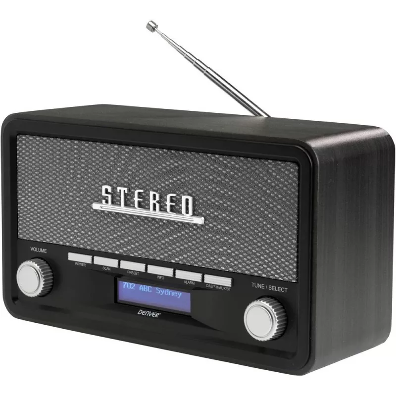 Denver DAB-18 donkergrijs digitale radio DAB+