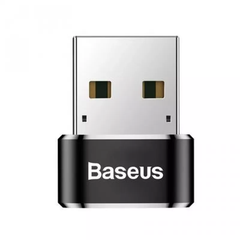 Baseus USB-stekker naar Type-C-bus adapter converter zwart