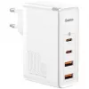 Reisoplader Baseus GaN2 Pro Quick 2x USB + 2x USB-C, 100W, EU (wit)