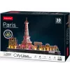 3D-puzzel CubicFun City Line Paris LED 115 stuks