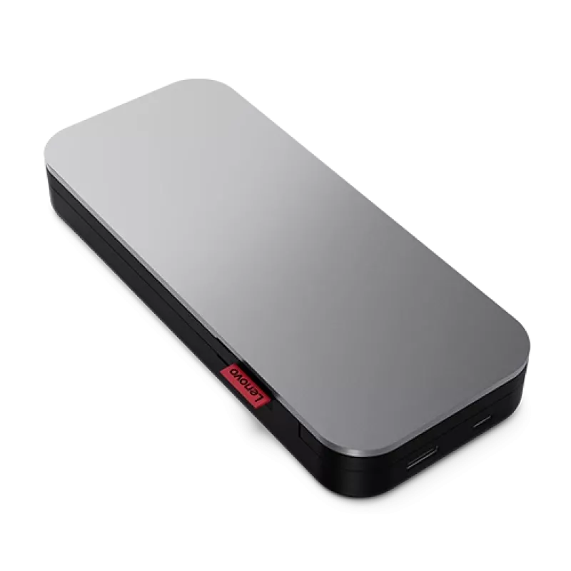 Lenovo Go USB-C laptop powerbank (20.000 mAh), lithium-ion, zwart-grijs, USB Type-A en Type-C