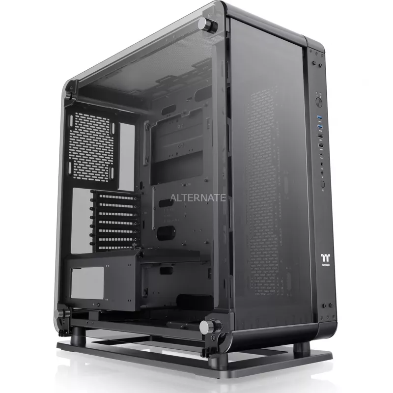 PC-behuizing Thermaltake Core P6 Tempered Glass midi tower zwart
