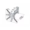 TB tv-wandbeugel TB-254E tot 60 inch 30 kg