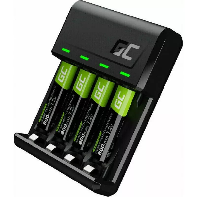Universele USB-batterijlader Green Cell GRSETGC02