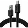 USB-kabel Green Cell KABGC22 USB 2.0 1,2 m USB-A USB-C zwart