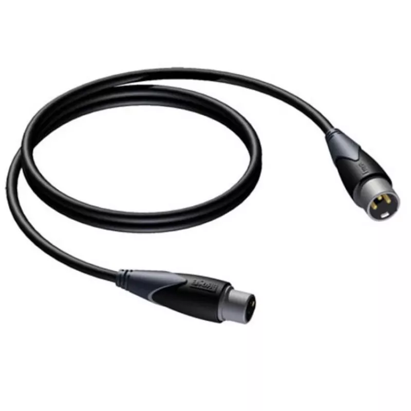 Audiokabel Procab XLR-stekker naar XLR-bus 5 m (model 1KPCL118)