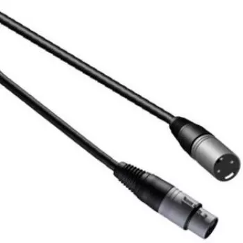 KABEL XLR MALE-XLR FEMALE 1,5 M