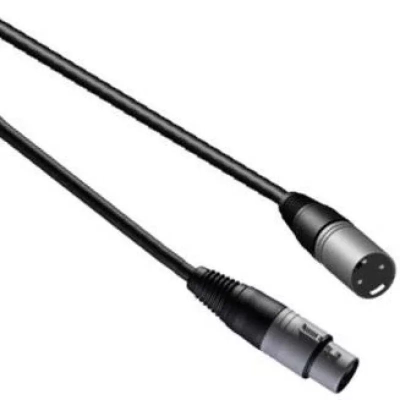KABEL XLR MALE-XLR FEMALE 1,5 M