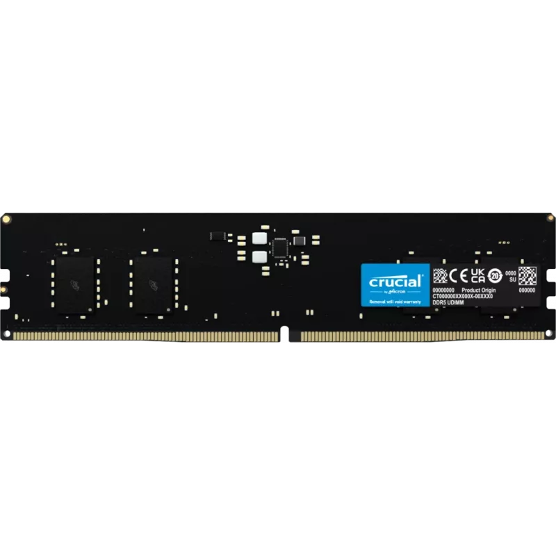 Crucial CT8G48C40U5 geheugenmodule 8 GB 1 x 8 GB DDR5 4800 MT/s