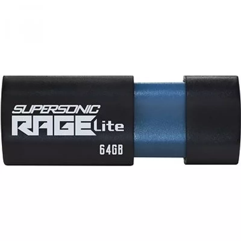 USB-stick PATRIOT Supersonic Rage Lite 64 GB USB Type-A 3.2 Gen 1, schuifmechanisme, stootvast