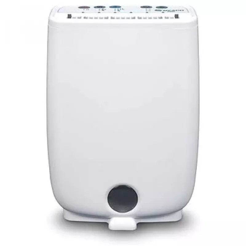 Luchtontvochtiger Meaco DD8L wit staand model – continue afvoer, energiezuinig droogmiddelontwerp