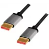 DisplayPort-kabel LogiLink CDA0105 2 m zwart grijs