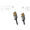 LogiLink CHA0101 HDMI-AV-kabel zwart-grijs 2m HDMI-naar-HDMI-stekker