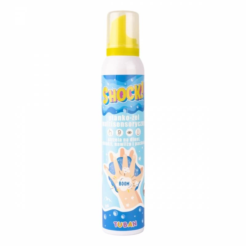 Slime Tuban SHOCK! MULTISENSORY FOAM-GEL ICE 200 ml blauw