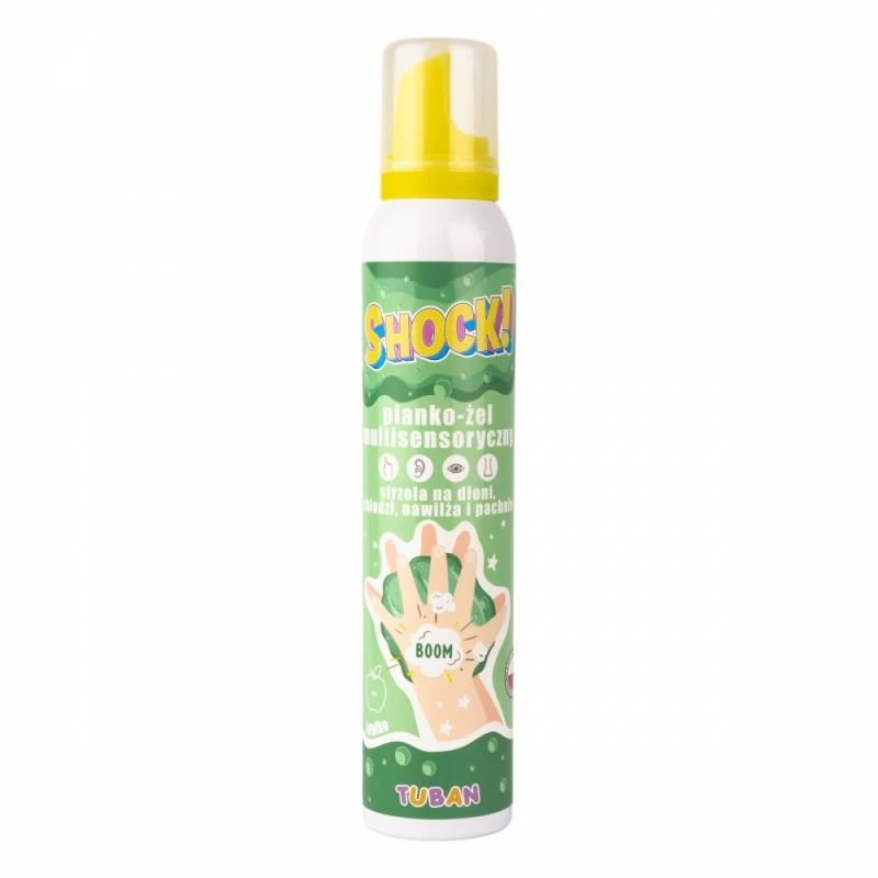 Slime Tuban SHOCK! MULTISENSORY FOAM-GEL APPEL 200 ml groen