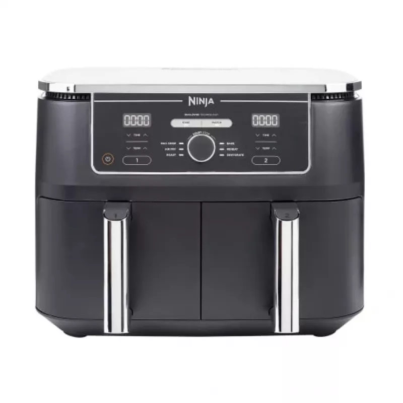 Ninja AF400EU heteluchtfriteuse dubbel 9,5 L standalone 2470 W heteluchtfriteuse zwart