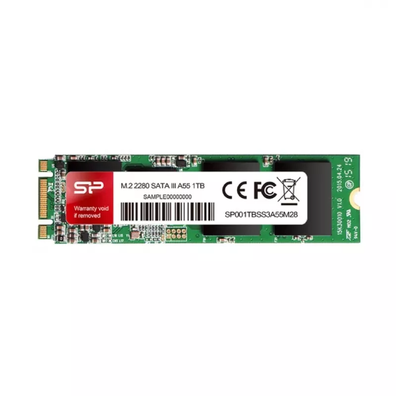Silicon Power A55 SP001TBSS3A55M28 SSD 1 TB, M.2 2280, SATA III, 560/530 MB/s