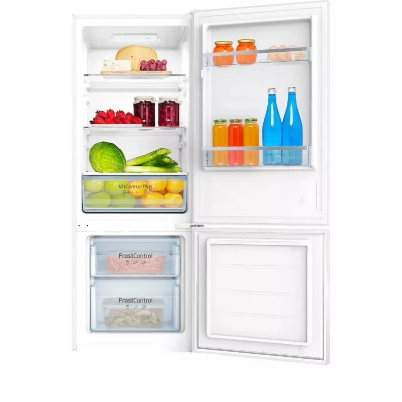 Amica FK244.4(E) vrijstaande koel-vriescombinatie, vriezer onderaan, 153 l koelkast, 52 l vriezer, FrostControl, energieklasse E