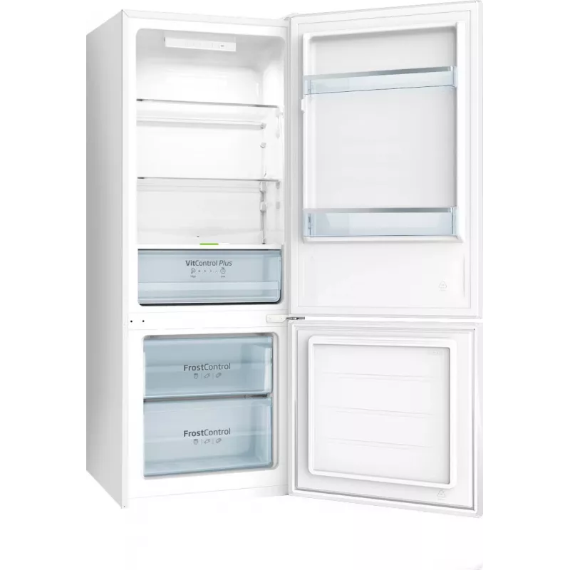 Amica FK244.4(E) vrijstaande koel-vriescombinatie, vriezer onderaan, 153 l koelkast, 52 l vriezer, FrostControl, energieklasse E