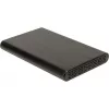 HDD-behuizing Inter-Tech 88884122 zwart 2.5 inch
