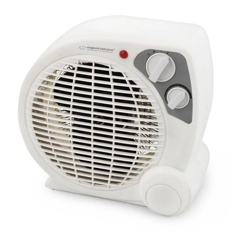 Elektrische ruimteverwarming ESPERANZA EHH002, elektrisch, 2000 W max, instelbare thermostaat, grijs/wit