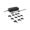 Universele voeding voor 90W laptop, set met 11 stekkers
