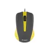 USB bedrade muis, 3 knoppen, rubberachtig oppervlak