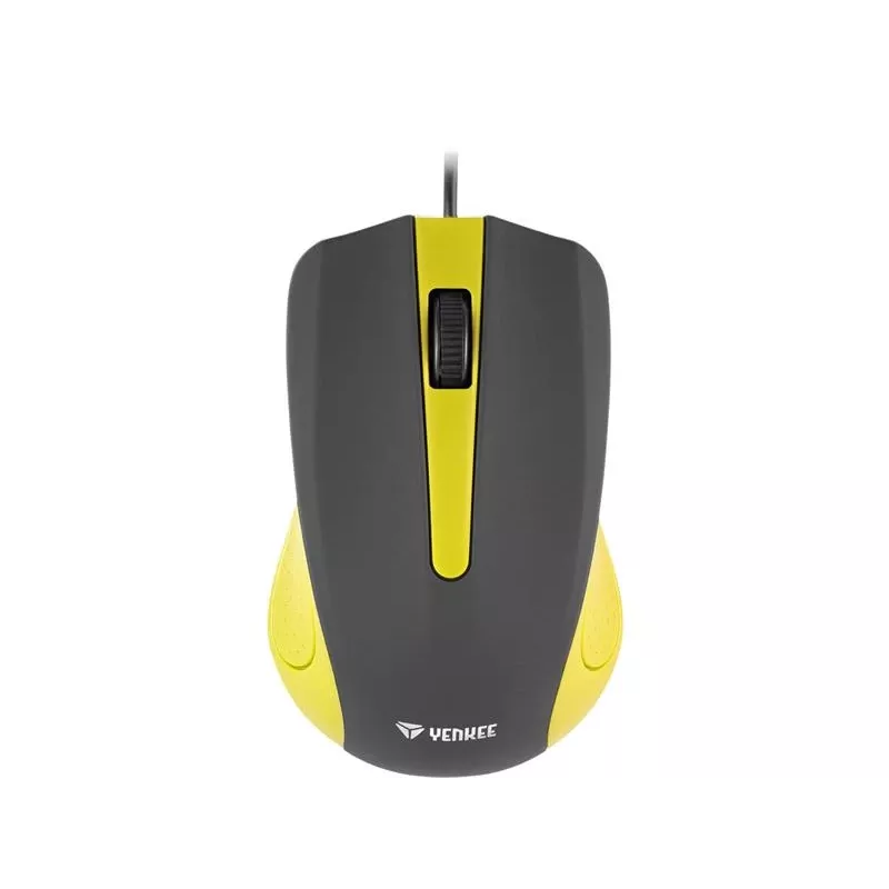 USB bedrade muis, 3 knoppen, rubberachtig oppervlak