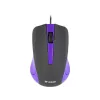 USB bedrade muis, 3 knoppen, rubberachtig oppervlak