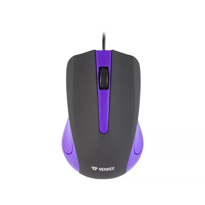 USB bedrade muis, 3 knoppen, rubberachtig oppervlak