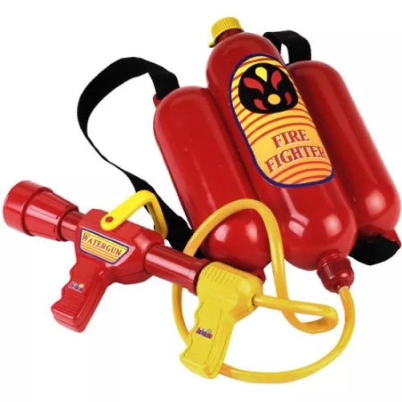 Theo Klein professionele brandweer-rugzak-spuitpistool speelgoed-waterwerper