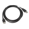 Lanberg CA-USBE-10CC-0050-BK USB-kabel 5 m USB 2.0 USB A zwart (CA-USBE-10CC-0050-BK)