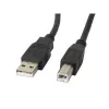 Lanberg CA-USBA-11CC-0050-BK USB-kabel 5 m 2.0 USB B zwart (CA-USBA-11CC-0050-BK)