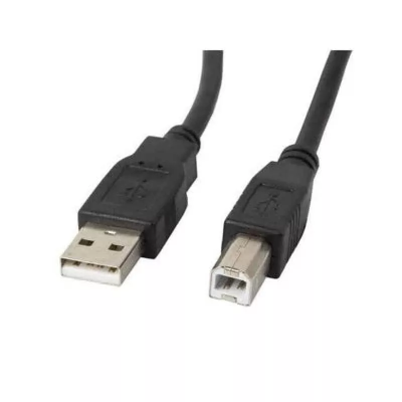 Lanberg CA-USBA-11CC-0050-BK USB-kabel 5 m 2.0 USB B zwart (CA-USBA-11CC-0050-BK)