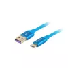 USB-2.0-kabel LANBERG CA-USBO-21CU-0010-BL — USB A naar USB C, 1 m, blauw