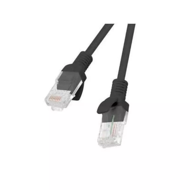 Netwerkkabel LANBERG PCU5-10CC-0500-BK Cat5e U/UTP RJ-45 — 5 m, zwart, CCA-geleider