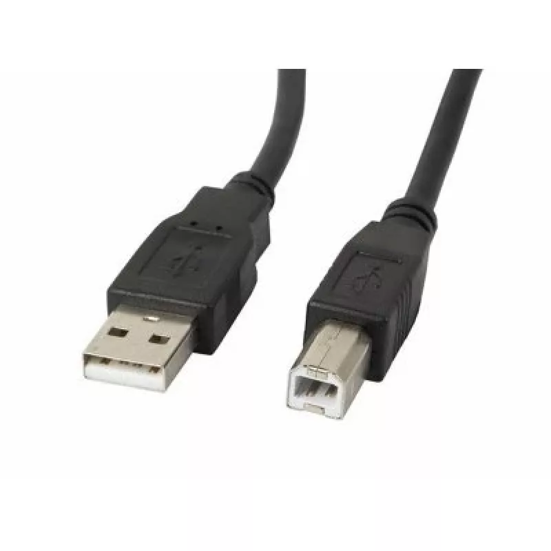 Lanberg CA-USBA-10CC-0030-BK USB-kabel 3 m USB 2.0 USB B zwart (CA-USBA-10CC-0030-BK)