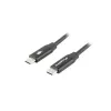 LANBERG USB-C-naar-USB-C-kabel CA-CMCM-40CU-0018-BK — USB 2.0, 1,8 m, zwart