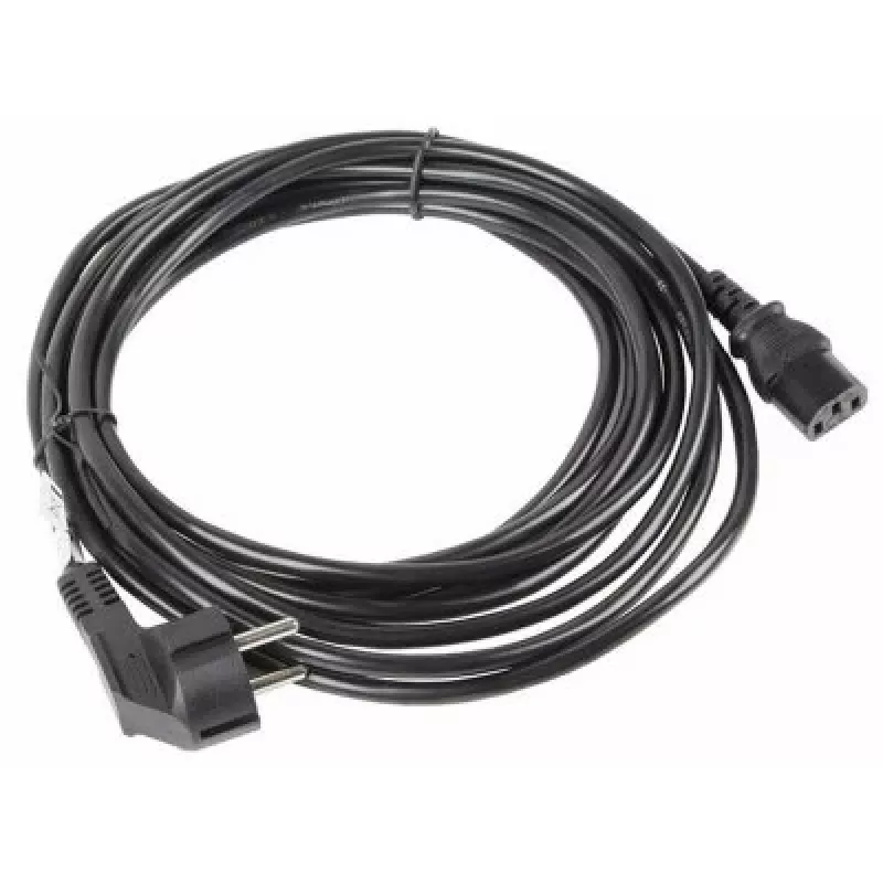 Lanberg CA-C13C-11CC-0100-BK stroomkabel zwart 10 m C13-koppeling CEE7/7