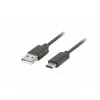 Lanberg CA-USBO-31CU-0018-BK USB-kabel 1,8 m USB 3.2 Gen 1 (3.1 Gen 1) USB-C USB-A zwart (CA-USBO-31CU-0018-BK)