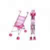 Poppenwagen Artyk 122781 – licht opvouwbaar design voor speelpoppen