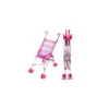 Poppenwagen Artyk 122781 – licht opvouwbaar design voor speelpoppen