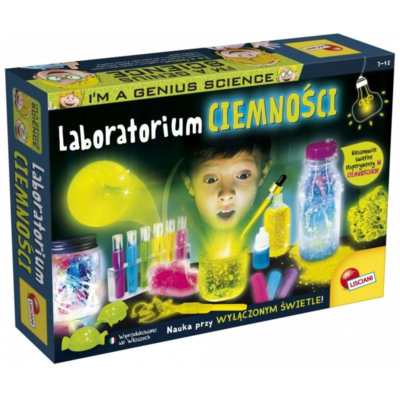 Leerset Liscianigiochi Im A Genius Het laboratorium van de duisternis 304-PL83879 (wetenschapsdoos)