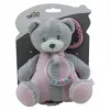Muziekdoosje TULILO 9109 roze teddybeer 18 cm – mechanisch speeldoosje