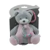 Muziekdoosje TULILO 9109 roze teddybeer 18 cm – mechanisch speeldoosje