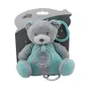 Speeldoosje TULILO mint teddybeer 18 cm — mechanisch muziekspeelgoed, 18 cm hoog